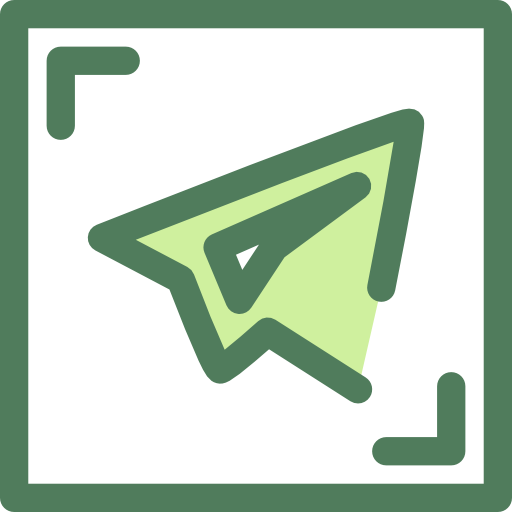 telegramm Monochrome Green icon