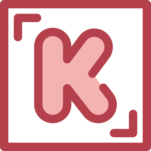 kickstarter Monochrome Red icon