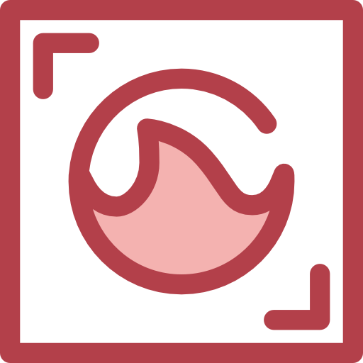 グルーブシャーク Monochrome Red icon