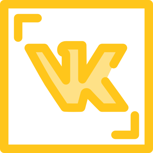vk Monochrome Yellow icon