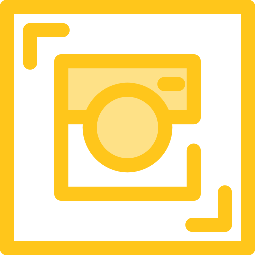 instagram Monochrome Yellow ikona