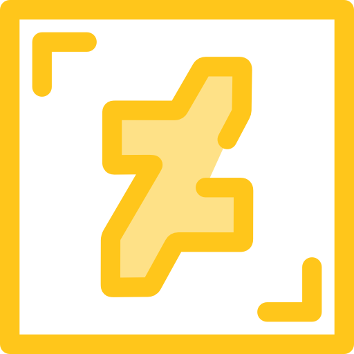 Deviantart Monochrome Yellow icon
