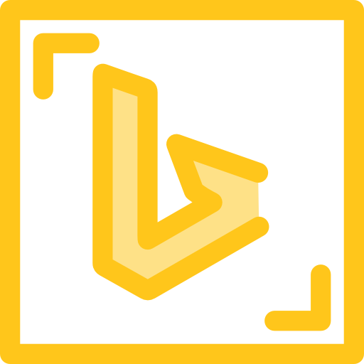 빙 Monochrome Yellow icon
