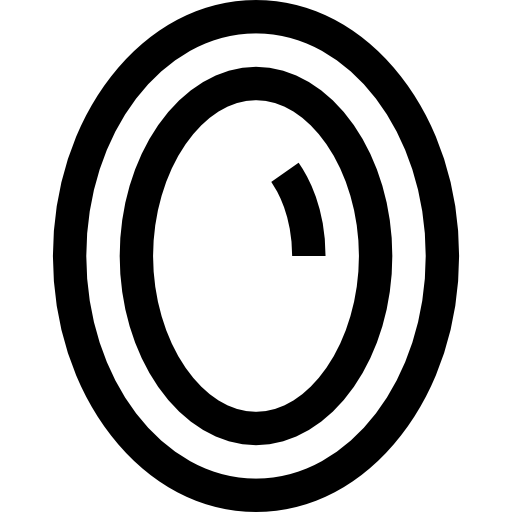 odzwierciedlenie Basic Straight Lineal ikona