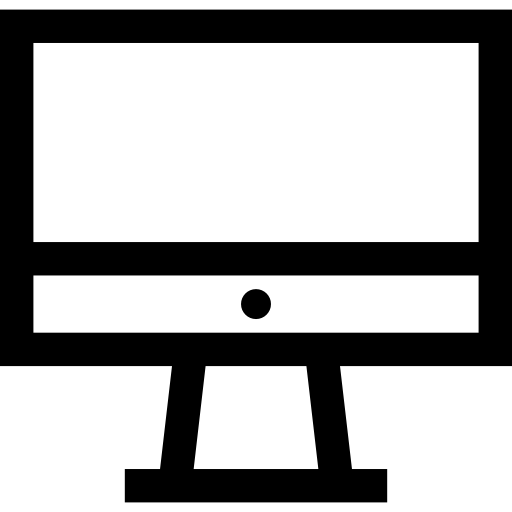Televisions Basic Straight Lineal icon