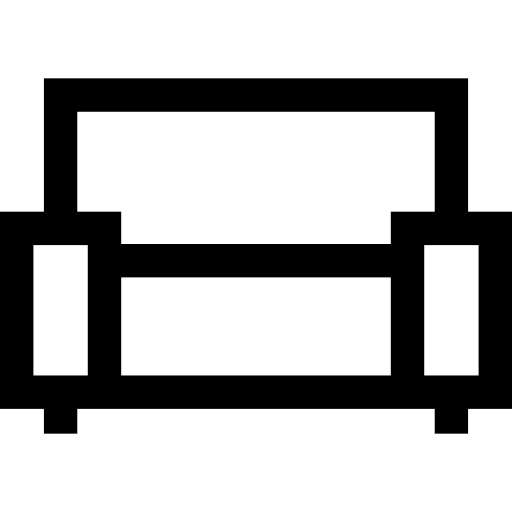couch Basic Straight Lineal icon