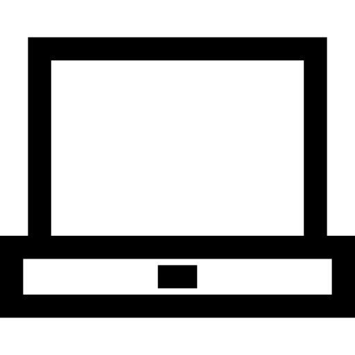 노트북 컴퓨터 Basic Straight Lineal icon