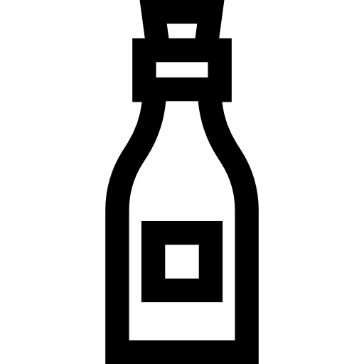 alcoólico Basic Straight Lineal Ícone
