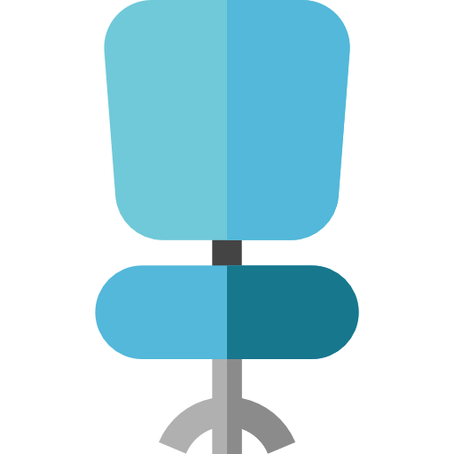 chaises Basic Straight Flat Icône