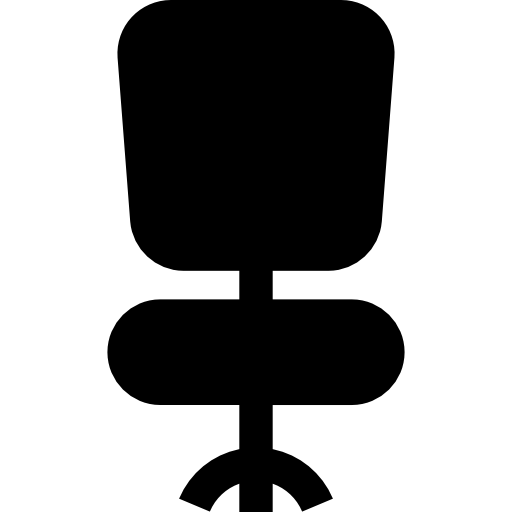 stoelen Basic Straight Filled icoon