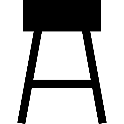 posti a sedere Basic Straight Filled icona