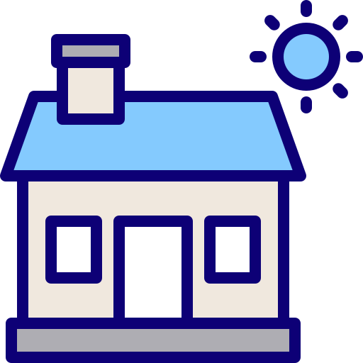 casa Berkahicon Lineal Color icono