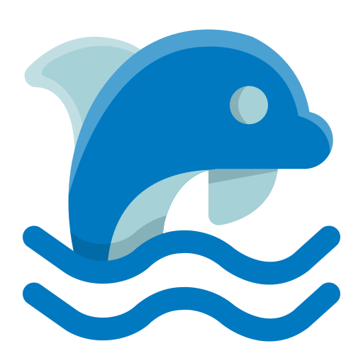 dolfijn Generic Flat icoon