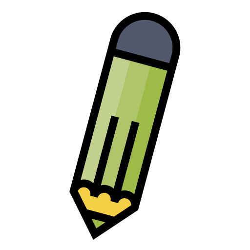 Pencil Generic Outline Color icon