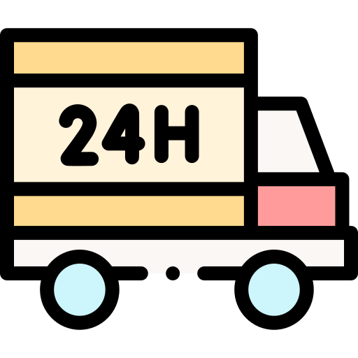 Mail truck Detailed Rounded Lineal color icon