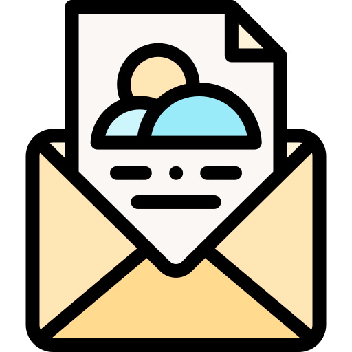 Letter Detailed Rounded Lineal color icon
