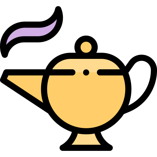 魔法のランプ Detailed Rounded Lineal color icon
