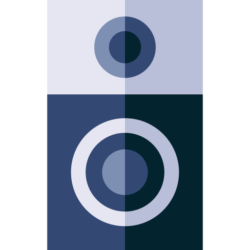 altoparlante Basic Straight Flat icona