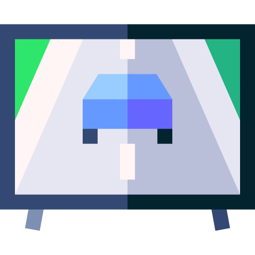 Tv Basic Straight Flat icon