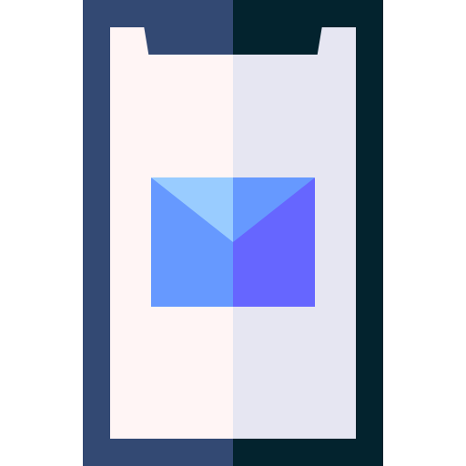 e-mail Basic Straight Flat icona