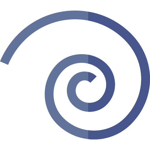 spiral Basic Straight Flat icon