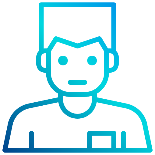avatar dell'uomo xnimrodx Lineal Gradient icona