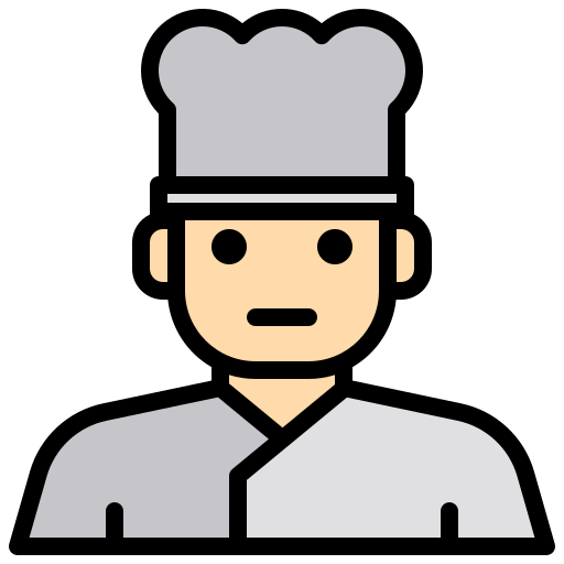 cocinero xnimrodx Lineal Color icono