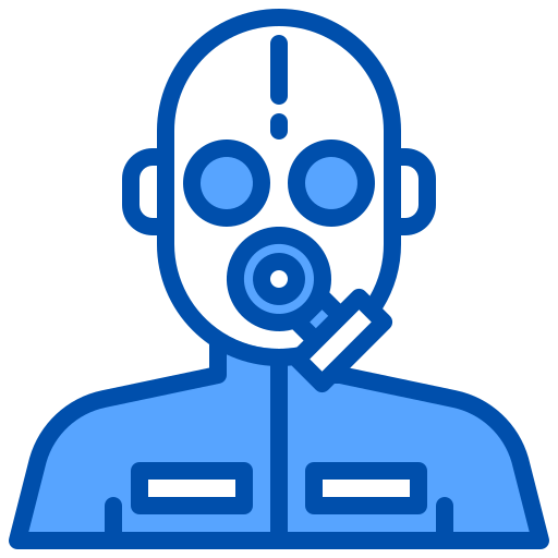 máscara de gas xnimrodx Blue icono