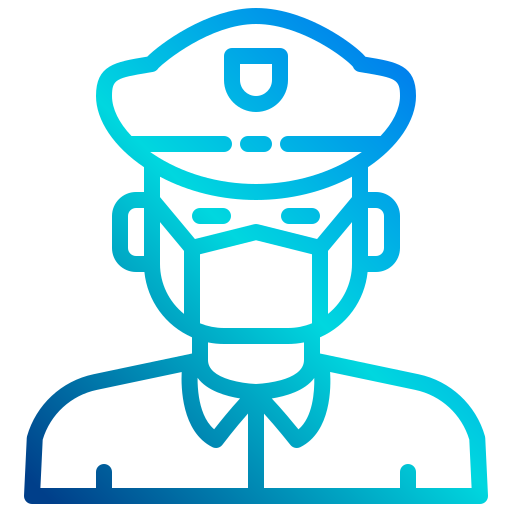 policjant xnimrodx Lineal Gradient ikona