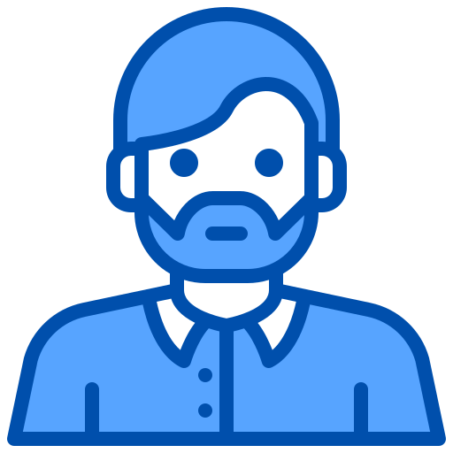 człowiek xnimrodx Blue ikona