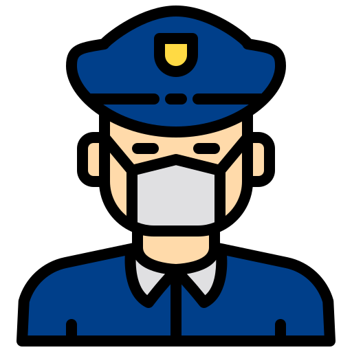 policjant xnimrodx Lineal Color ikona