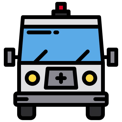 ambulância xnimrodx Lineal Color Ícone