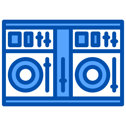 dj-mixer xnimrodx Blue icon