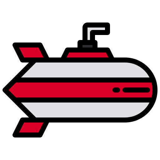 Подводная лодка xnimrodx Lineal Color иконка