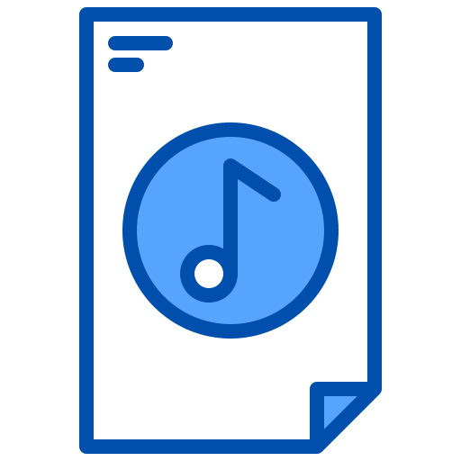 음악 파일 xnimrodx Blue icon
