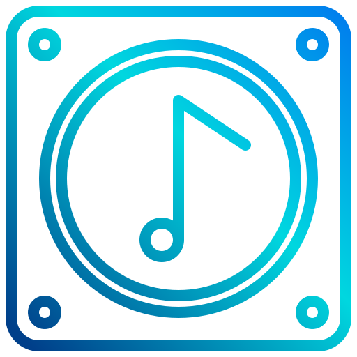 odtwarzacz muzyki xnimrodx Lineal Gradient ikona