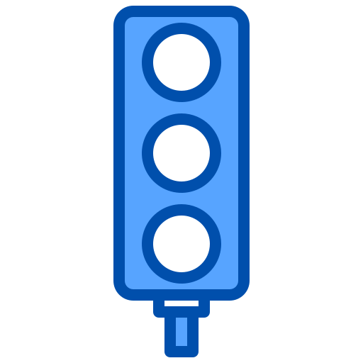 luzes de trânsito xnimrodx Blue Ícone
