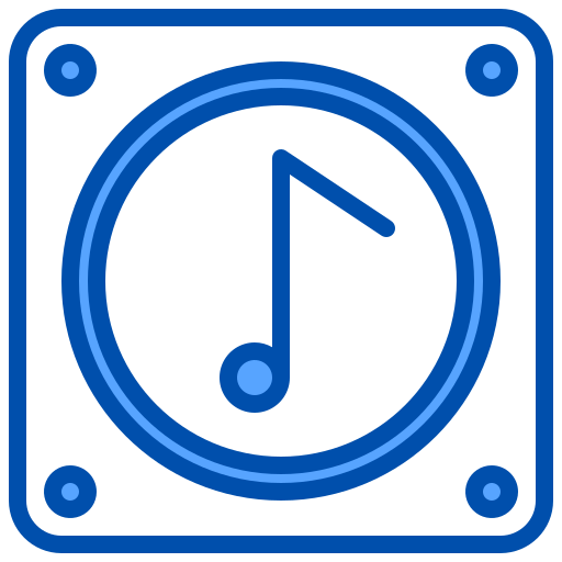 Music player xnimrodx Blue icon