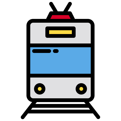 Трамвай xnimrodx Lineal Color иконка