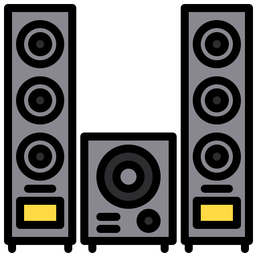 soundsystem xnimrodx Lineal Color icon
