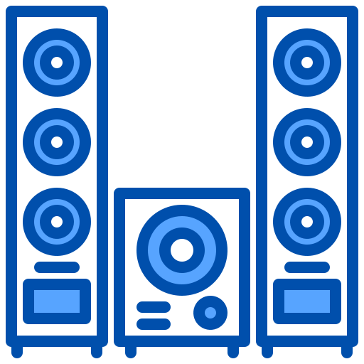 Sound system xnimrodx Blue icon
