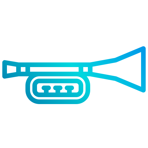 trompete xnimrodx Lineal Gradient Ícone