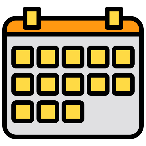kalendarz xnimrodx Lineal Color ikona