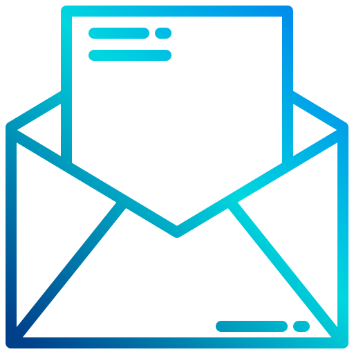 Email xnimrodx Lineal Gradient icon