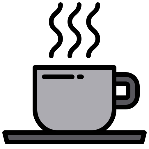 filiżanka kawy xnimrodx Lineal Color ikona