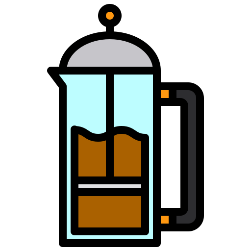 French press xnimrodx Lineal Color icon