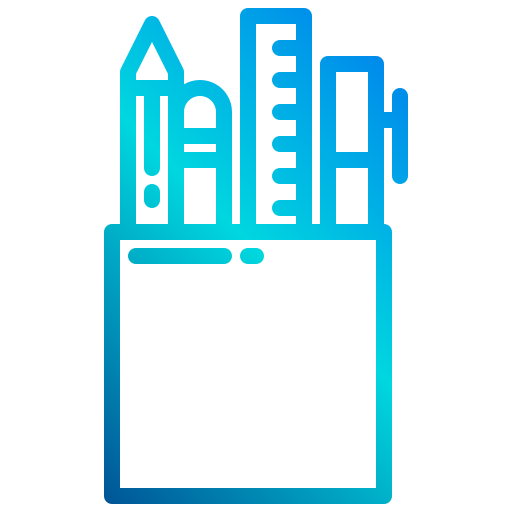 필통 xnimrodx Lineal Gradient icon