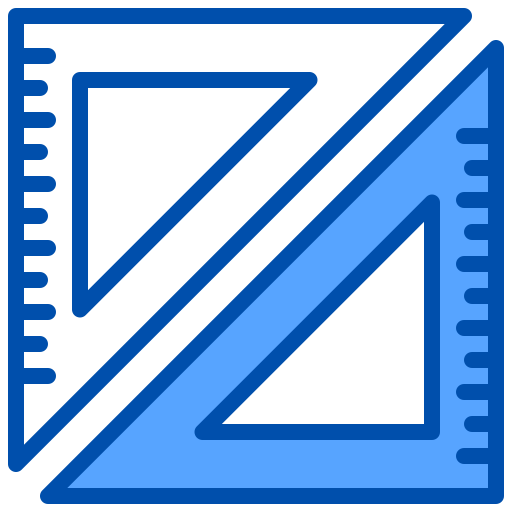 三角定規 xnimrodx Blue icon