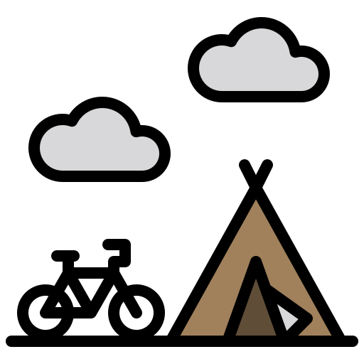 캠핑 xnimrodx Lineal Color icon