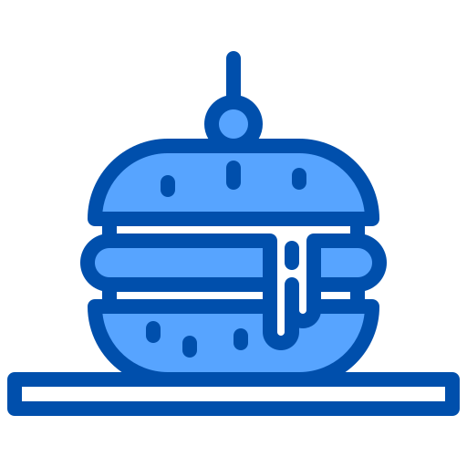 ハンバーガー xnimrodx Blue icon